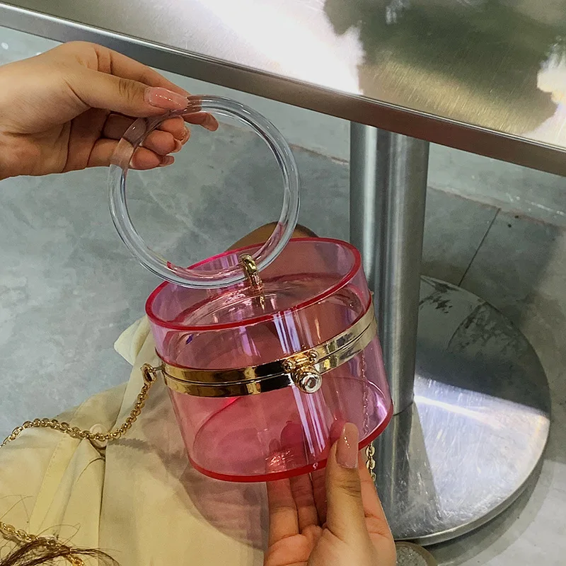

New Fashionable Candy Color Box Bag Beaded Handbag, Fashionable Luxury Design Bag Women, Simple and Versatile Oblique Span Bag