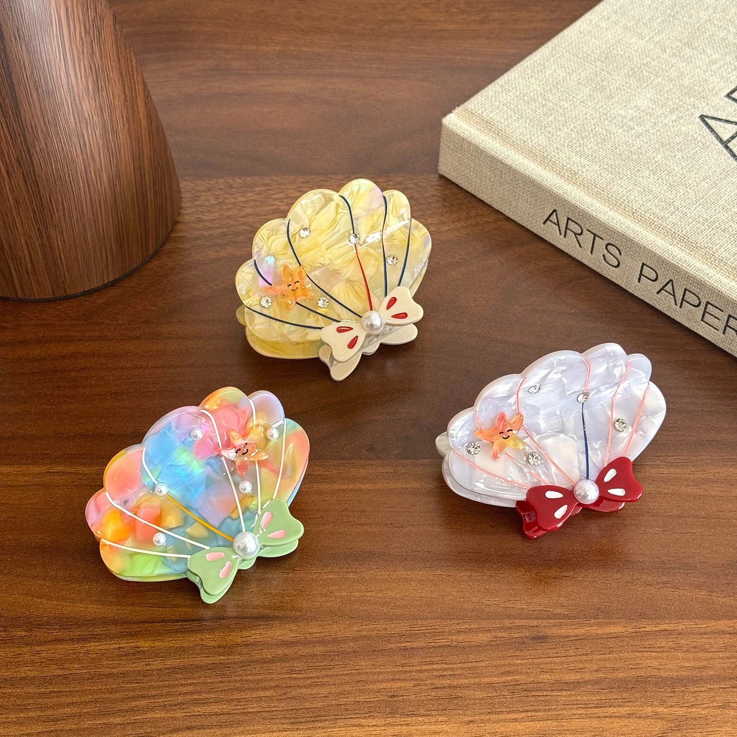 

Dowell High-end, Exquisite And Versatile Shell Clip, Acetate Hair Clip, Updo Ponytail Clip