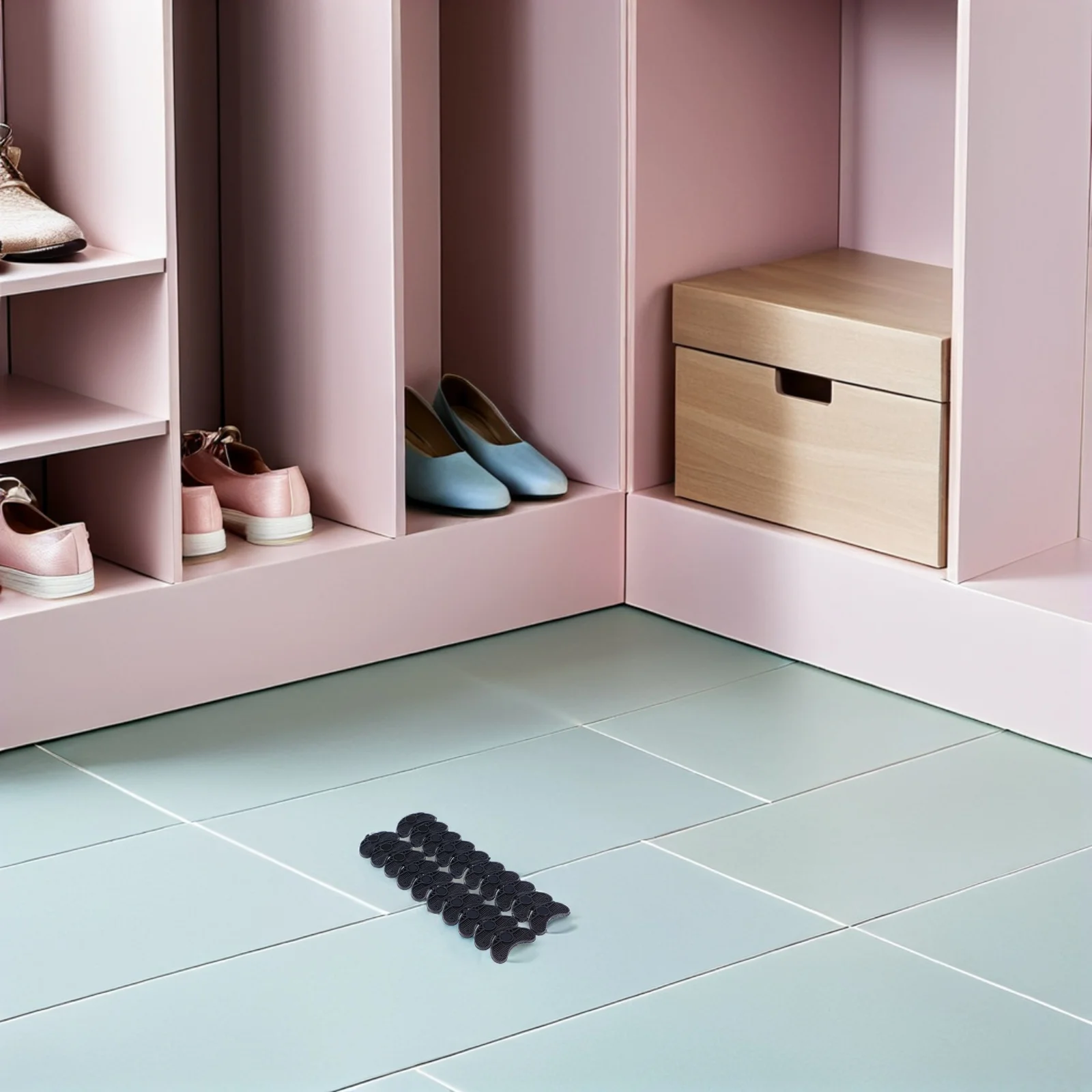 Coussinets de talon noirs, 20 pièces, Inserts arrière, protecteurs, semelles de coussin, doublures antidérapantes, caoutchouc épais, outils de soins des pieds durables