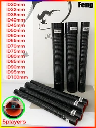 Universal Length 500mm Silicone Flexible Hose and 2Clamps ID30-1000mm  Air Intake Pipe Radiator Tube High Pressure Temperature R