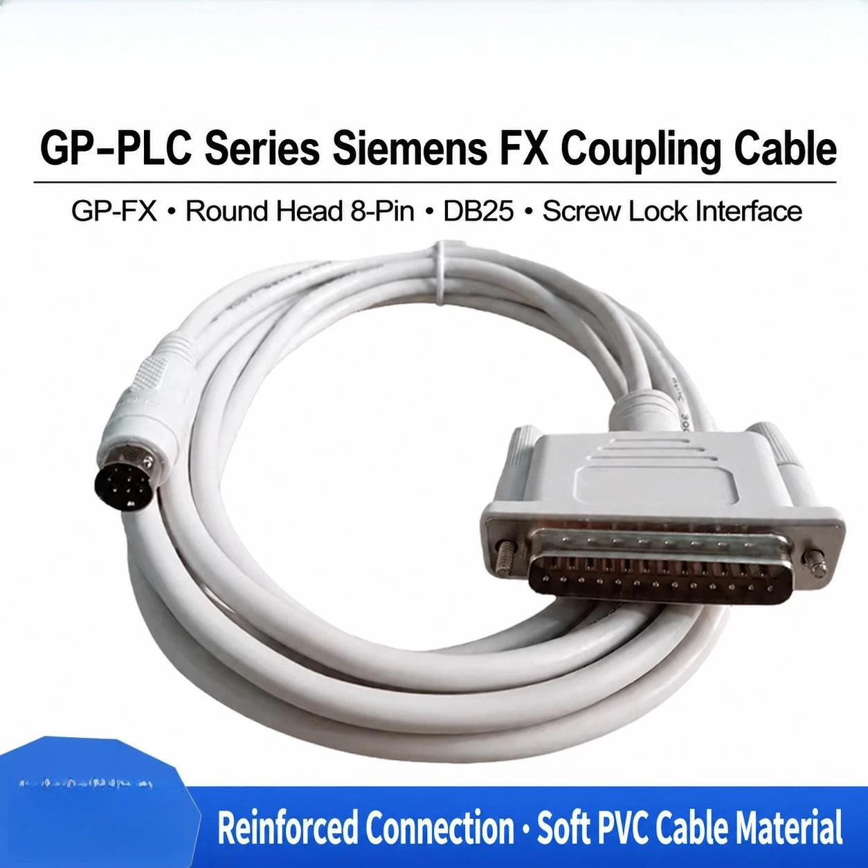 GP FX Data Communication Cable for Profis Screen GP2000 GP37W2 2301 and Mitsubishi FX PLC High Speed Stable Connection