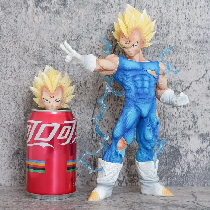 27cm DBZ Majin Vegeta Model Dragon Ball Z Action Figure Anime Vegeta Figurine Collection GK Statue Ornaments Toys Gift for Kids