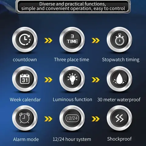 10 best sales rektangulära herrklockor - №4