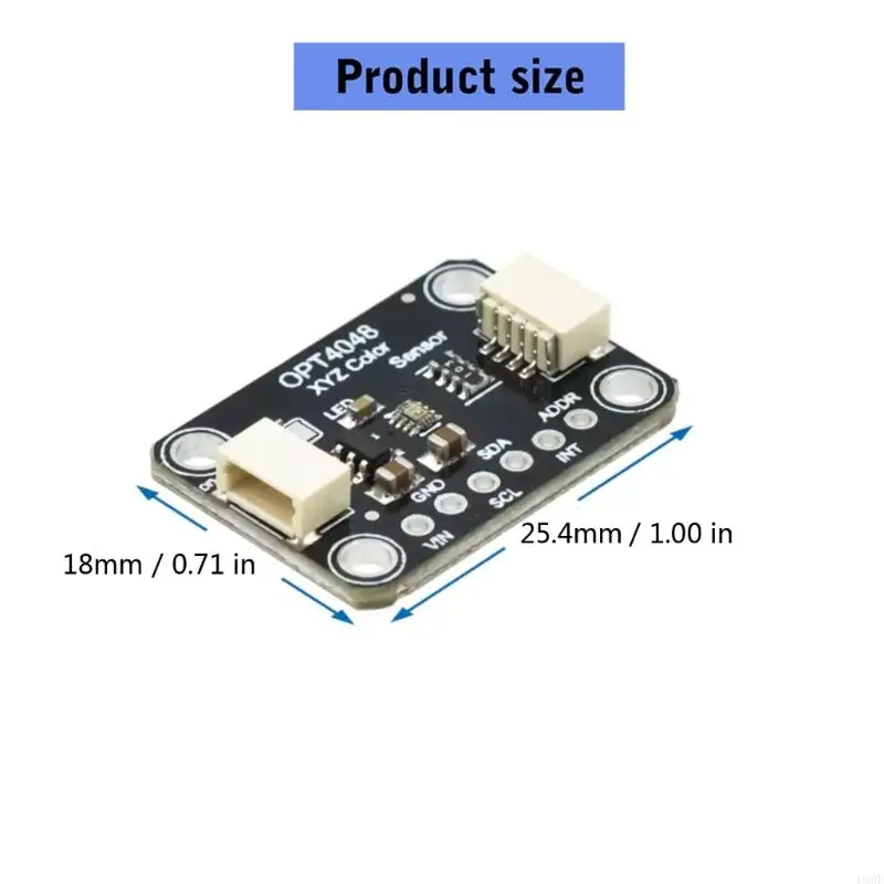 C90F CIE Compliant XYZ Color Recognition Module Configurable Sensitivity From 600μs To 800ms For Embeddeds Applications