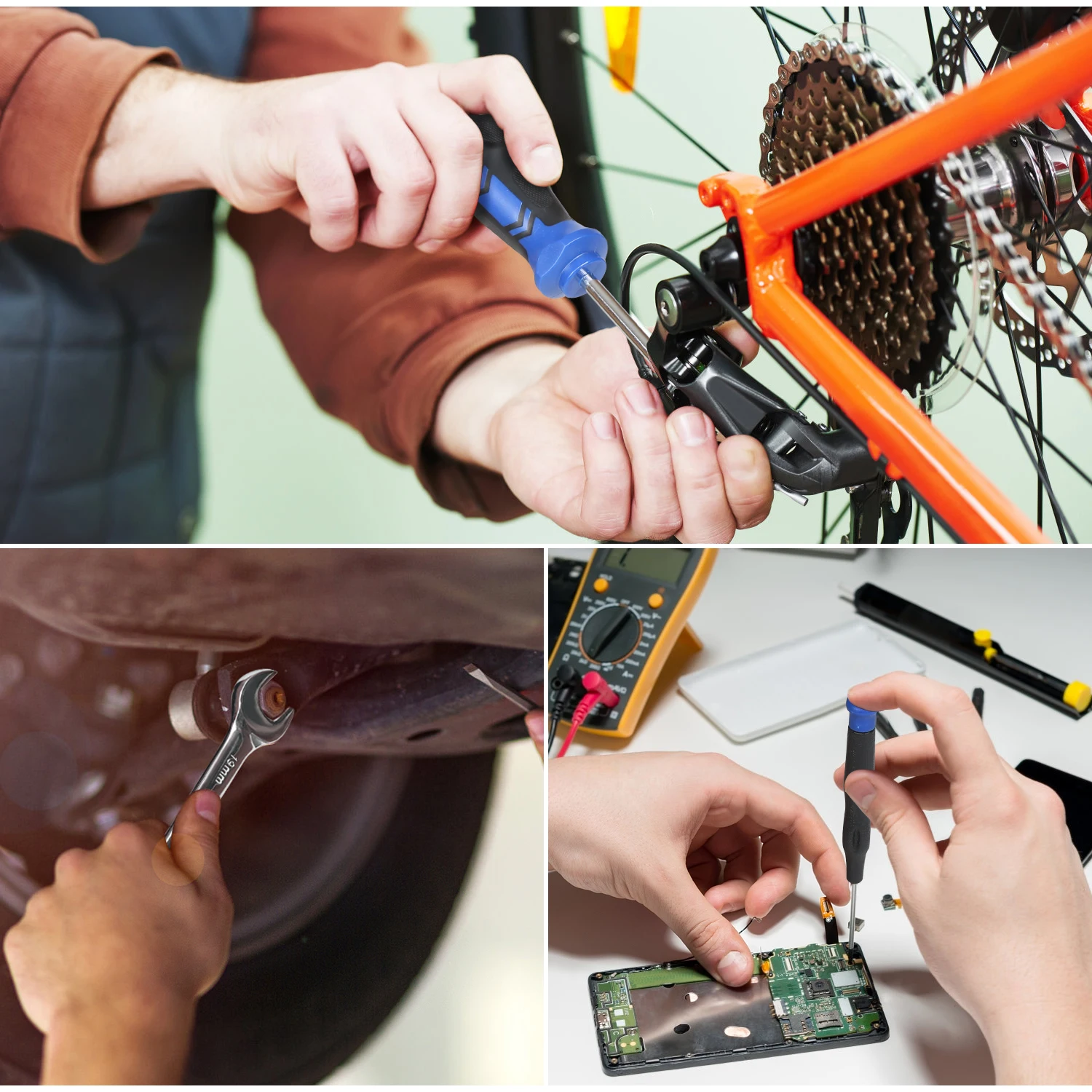 200 PCS Ratchet Wrench Hand Tools Set Combination Socket Adapter Kit Spanner Set General Household Wrench Set Tool