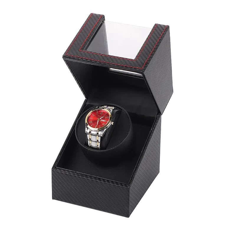 الراقية الرجال الميكانيكية ساعة كوارتز حافظة ملفاف ساعة بولي Leather المواد الجلدية أفضل عرض هدية لمنظم ساعة صديق