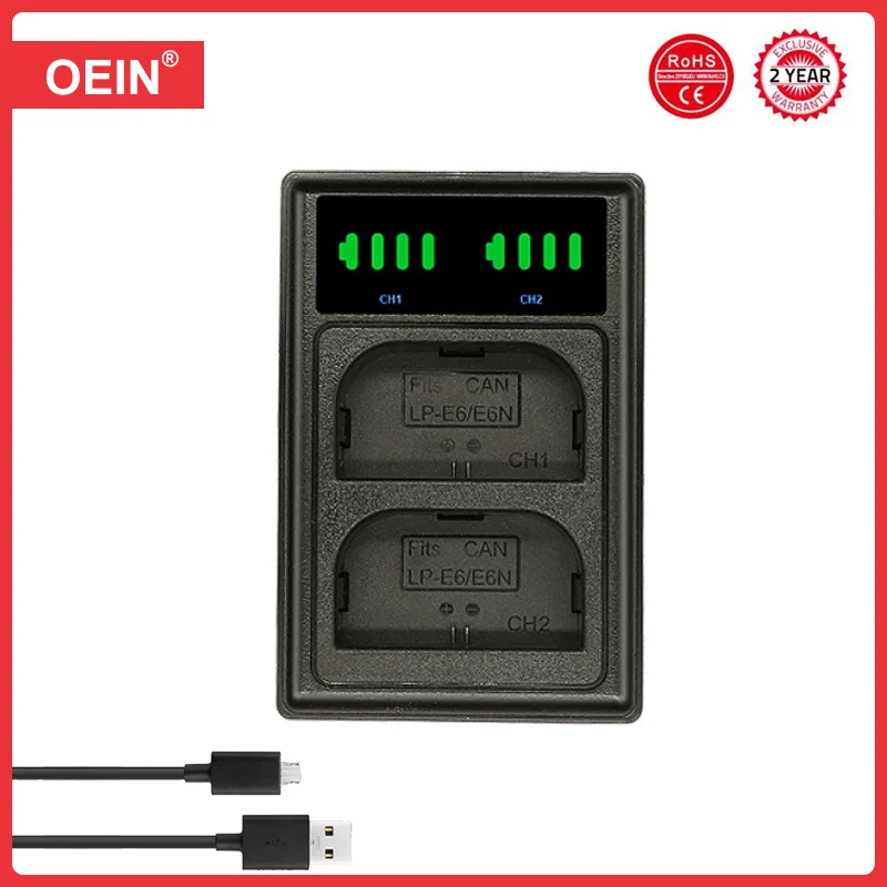 4Pcs LPE17 LP E17 LP-E17 Battery + LCD USB Dual Charger for Canon EOS 200D M3 M6 750D 760D T6i T6s 800D 8000D Kiss X8i Cameras