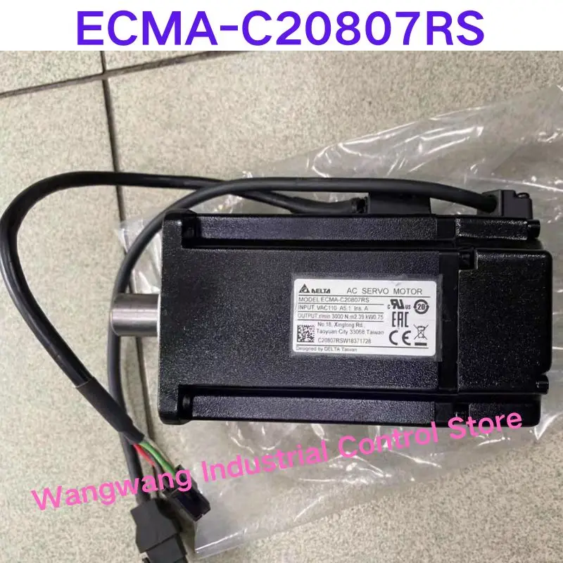 Second-hand test OK , Servo  motor 750W, ECMA-C20807RS