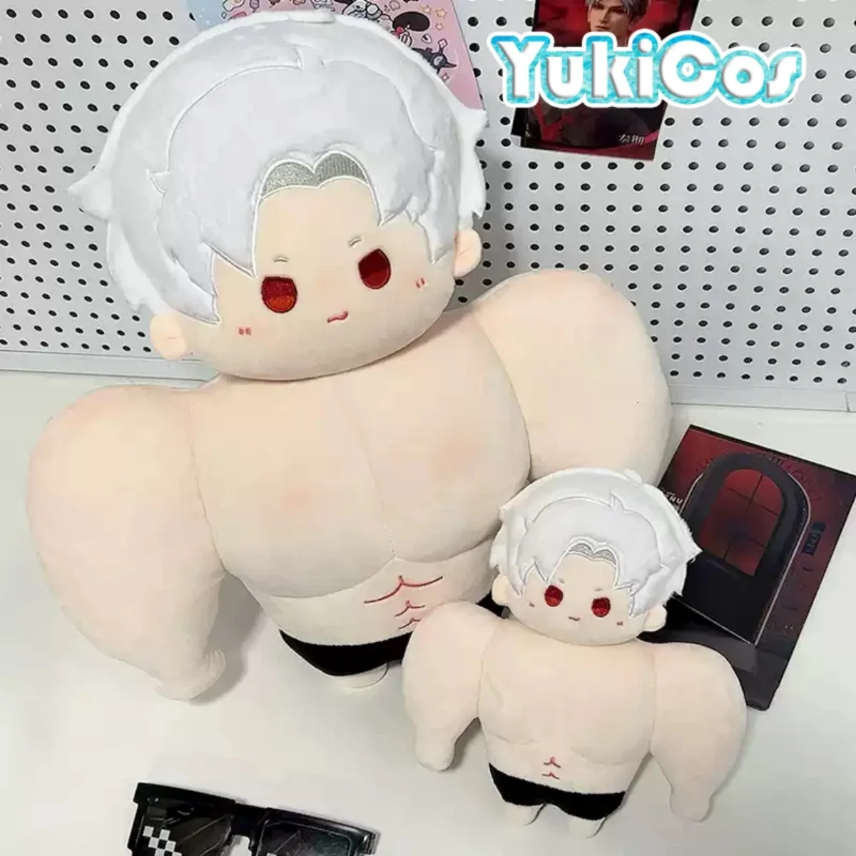 Love and Deepspace Qin Che Sylus シン 진운 Stuffed Plushie Plush 20cm 40cm Muscles Doll Pillow Toy Gift