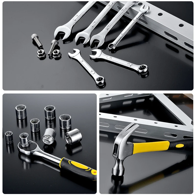 Imagem -06 - Household Hardware Mão Tool Grupo Combinação Car Repair Kit Caixa de Ferramentas Chave de Fenda Chave de Catraca Martelo F50