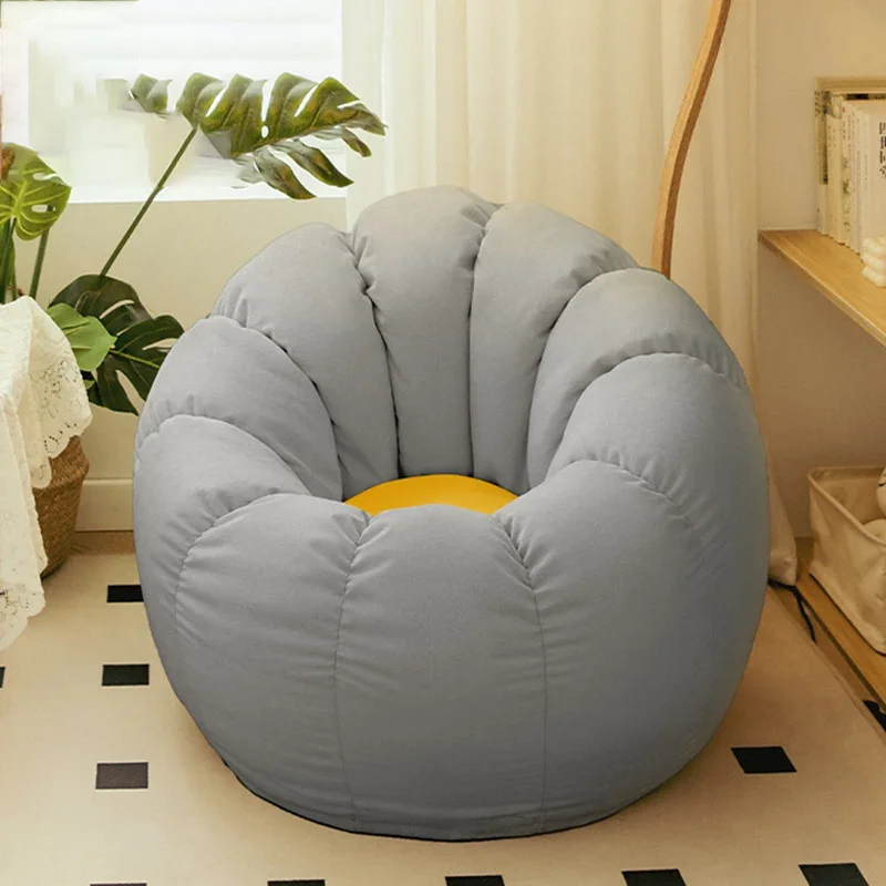 Grande Minimalist Bean Bag Sofas Ergonomic Comfort Sitting Bedroom Bean Bag Sofas Modern Anti Slip Relleno Para Puffs Furnitures