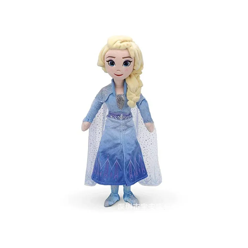 Disney Frozen Plush Toy The Snow Queen Elsa Doll Cartoon  Anna Cute Olaf Anime Sven Stuffed Companion Children\'s Birthday Gift