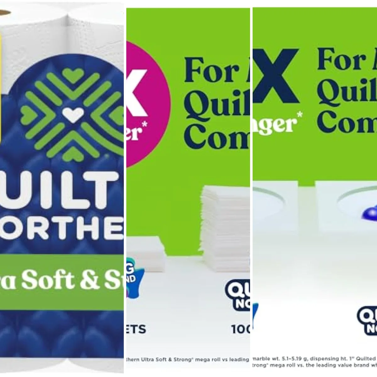 Quilted Northern Ultra Soft & Strong Toilet Paper, 6 Mega Rolls = 24 Regular Rolls, 4X Stronger*, Premium Soft Toilet Tissue
