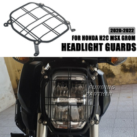 For Honda H2C MSX GROM 2020 2021 2022 Accessories Motorcycle Headlight Guard Head Metal Grill Cover Protectors H2C Msx Grom