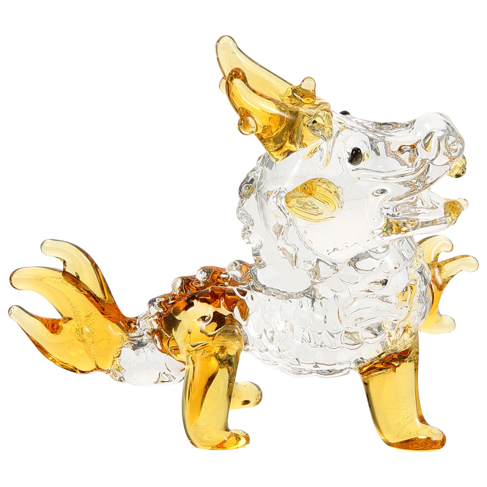 

Mini Dragon Ornaments Decor Animal Air Chinese Decorate Statues for Figurines Table
