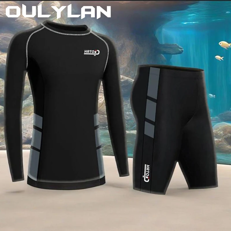 

Oulylan Breathable Diving Suit for Men Women Neoprene Wetsuit Set Comfortable Fit for Snorkeling Swimming