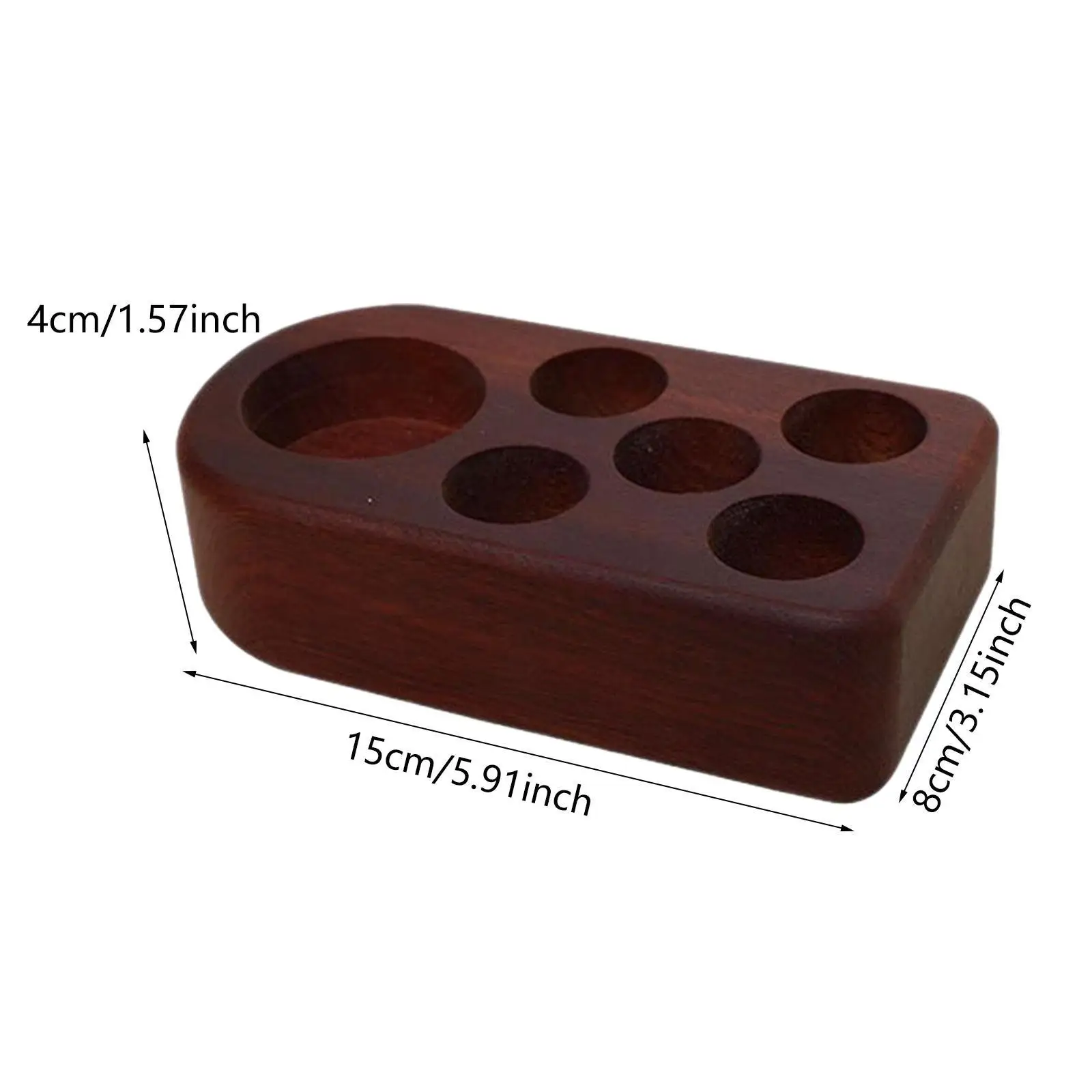 Aroma Oil Shelf Essential Oil Organizer Tray 6 Slots Diameter 4.5cm+2.6cm Collection Essential Oil Bottle Rack Perfumes Stand