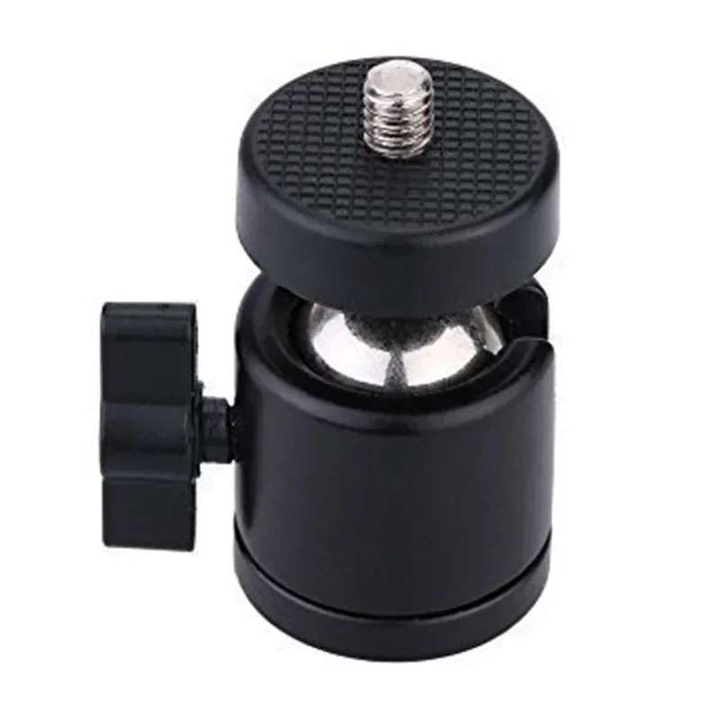 อลูมิเนียมอัลลอยด์ขาตั้งกล้องสกรูหัวกลมขนาดเล็กแบบหมุนได้สำหรับกล้อง DSLR และอุปกรณ์