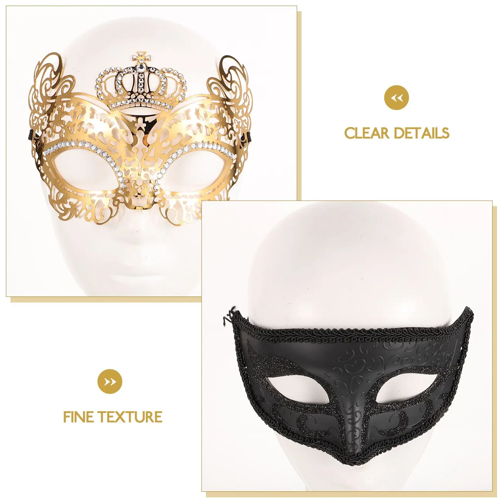 2 قطعة أقنعة معدنية ظلال أزياء حفلة الهالوين كرنفال اكسسوارات حفلة تنكرية للنساء قناع تنكر أقنعة الكرة