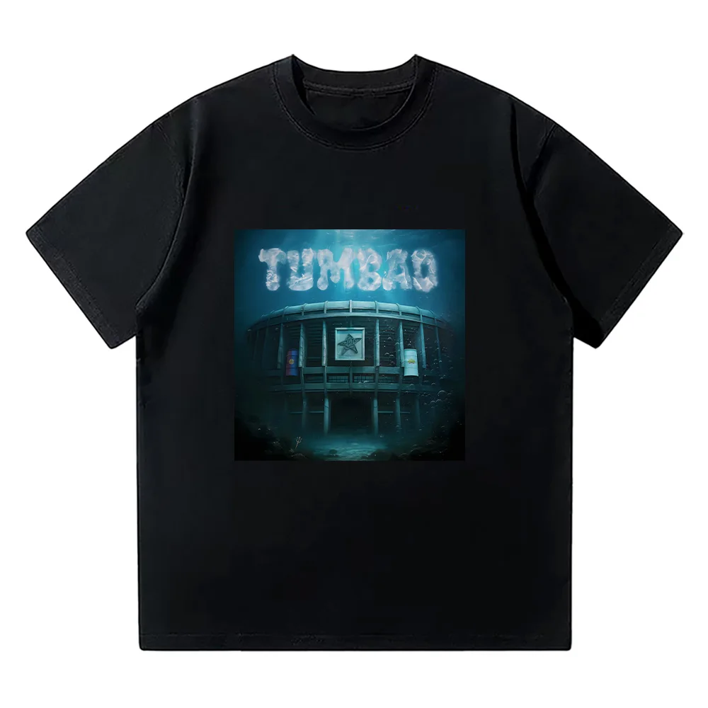 

Rapper Dei V Tumbao Music Graphic T Shirt Men Women Harajuku Hip Hop Pop T Shirts Cozy Cotton Oversized Short Sleeve Streetwear