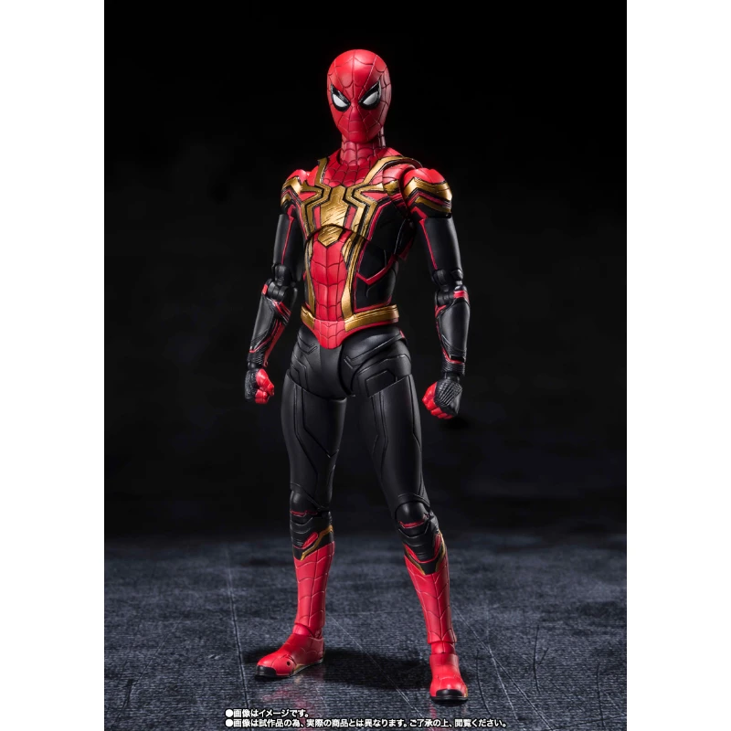 In Stock Bandai S.H.Figuarts Shf Marvel Spider Man Integrated Suit Final Battle Edition Anime Action Figure Toys Collection