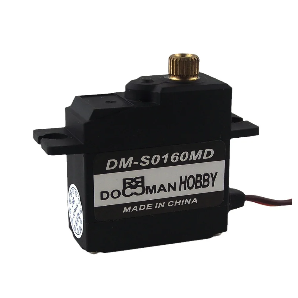 DORCRCMAN DM-S0160MD 17g Digital Steering Servos Metal Gear for Remote Control Aircraft 1/18 Off-road Vehicle Helicopter Model