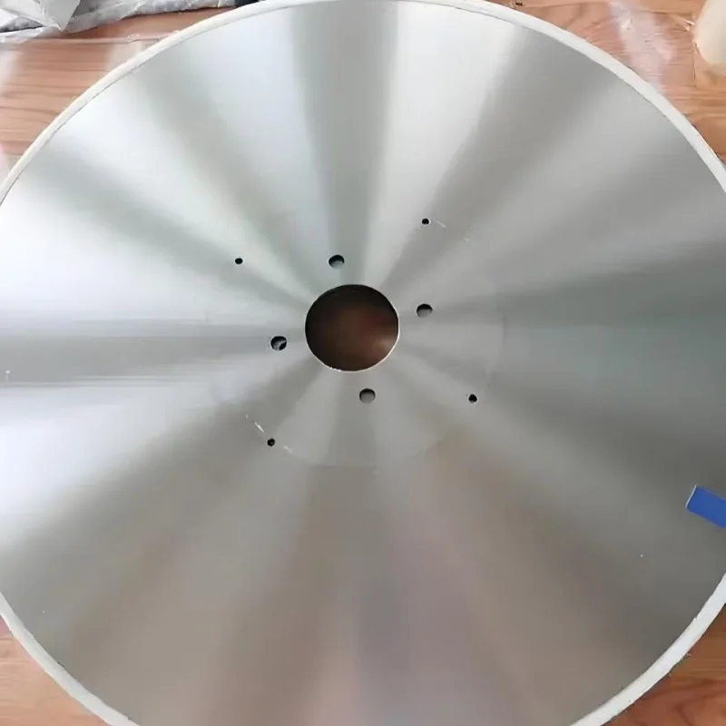 Best 610mm Log Saw Blade for Toilet Tissue Paper Cutting Industrial Round Blade Knife Material D2 1.2379