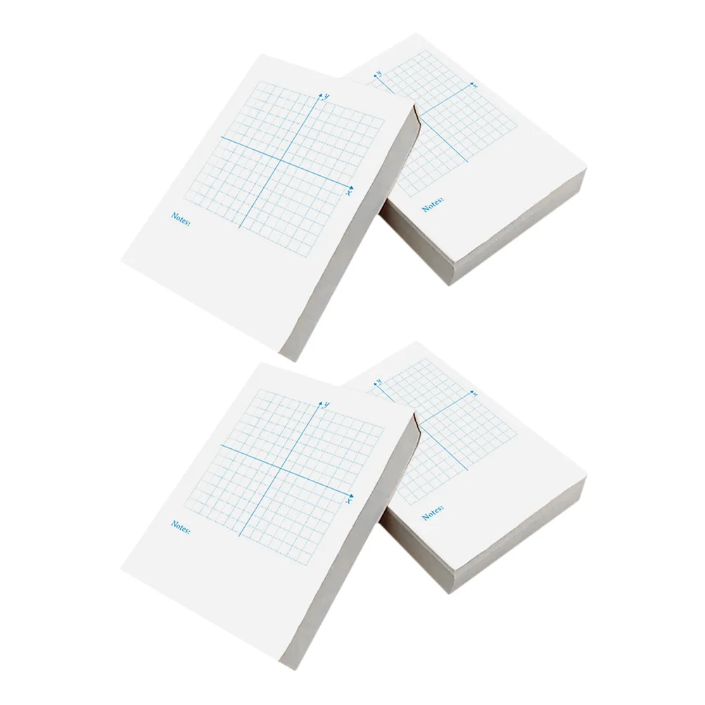 

4pcs Xy Coordinate Practice Notebooks 8.5X11 Inch Grid Math Graph Paper Graphing Sheets For Geometry Homework