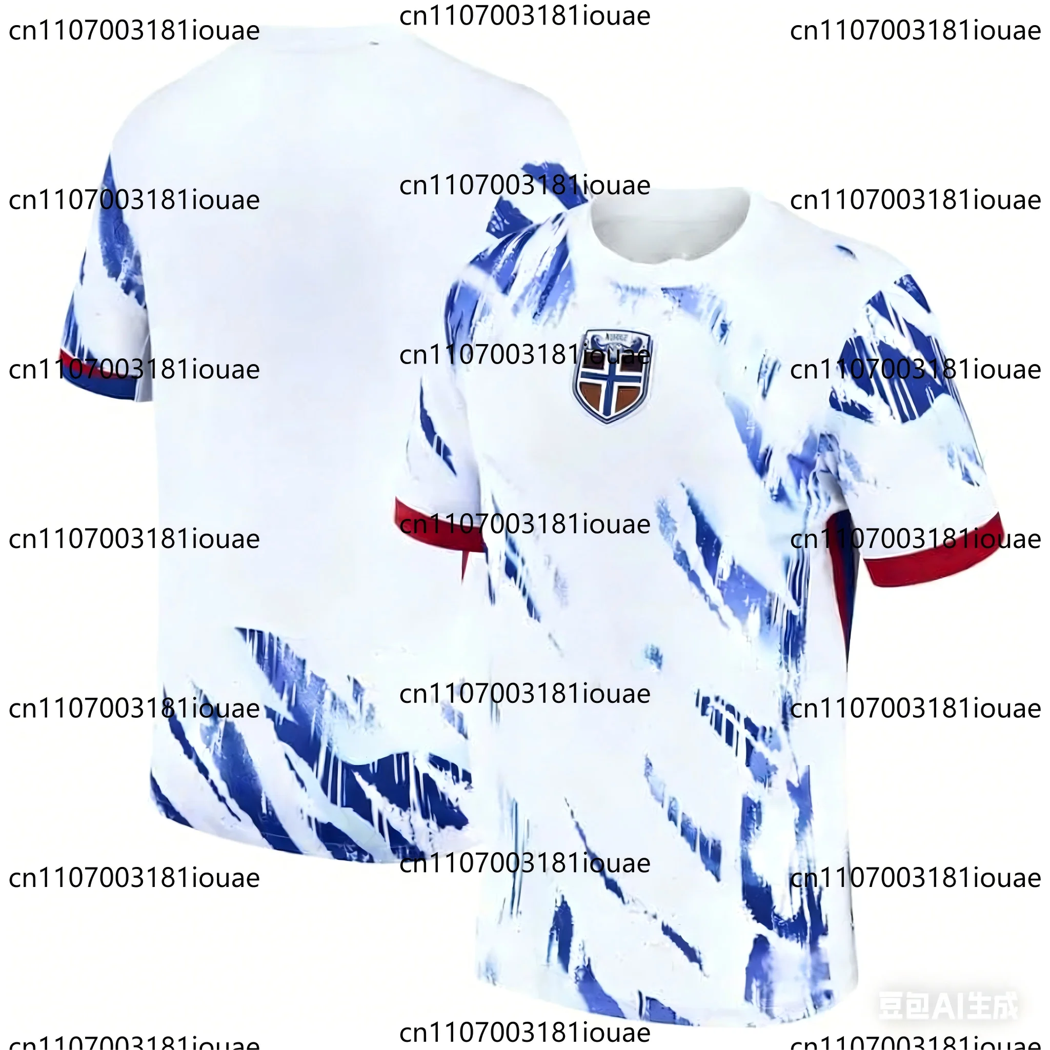 جديد الرجال Haaland المنتخب الوطني المنزل نيو جيرسي تي شيرت للجنسين قصيرة الأكمام قميص رياضي في الهواء الطلق قميص رياضي أعلى