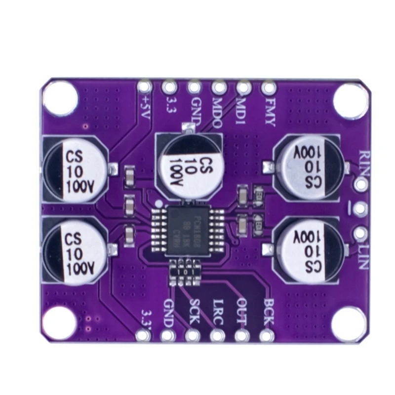 462D PCM1808 24bit 99dB Sound Stereo Single Ended Analog Input Decoding 24bit Amplifier Board Player Module Adapter