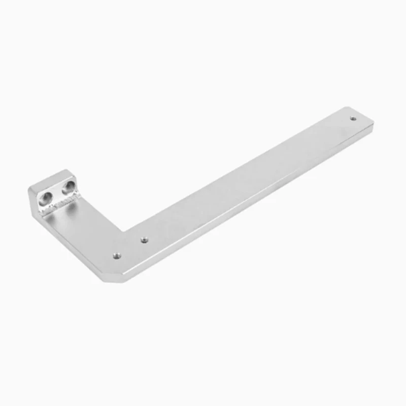 Aluminum Alloy Precision CNC Lathe Machining L-Shaped Mechanical Connecting Arm Mechanical Mounting Bracket