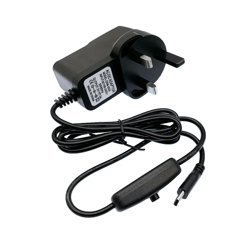 5 V 3 A Netzteil Schalter Taste Netzteil Ladegerät Typ-C USB Port 5 V Volt für Raspberry Pi 4 Modell B 4B