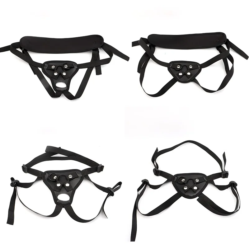 Culotte pénis portable en cuir noir, jouets sexuels pour lesbiennes, gode éducatif, jeu pour adultes, sangle, nouveau, 7.0