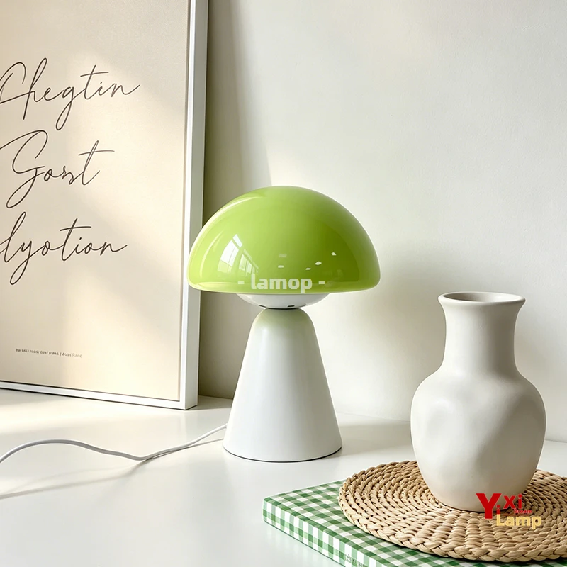 Murano-Glas Orange Kuppel-Pilz – Mushroom Table Lamp Bewertung und Preis