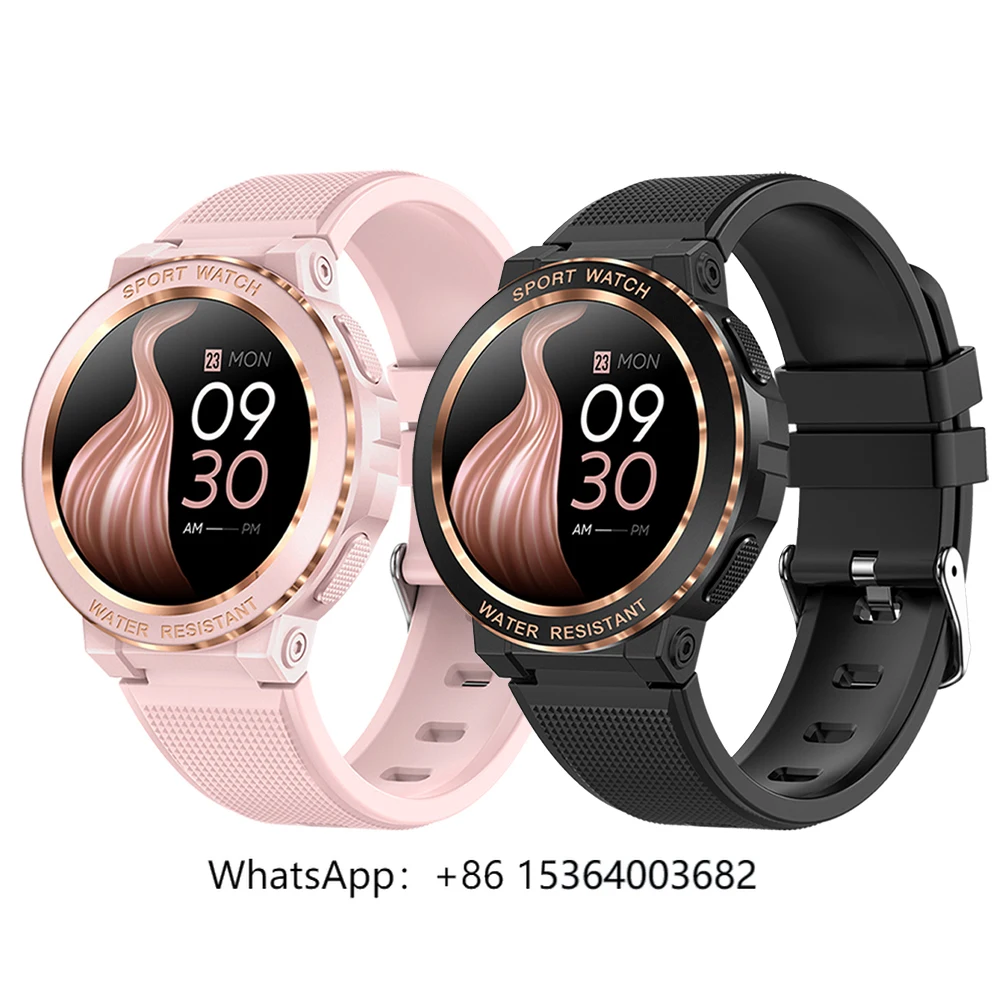 

TJXL-2025 MK60 Relojes Smart Watch 1.2'' for Female Lady BT Call Heart Rate Blood Pressure Monitor Sports Smartwatch for Women