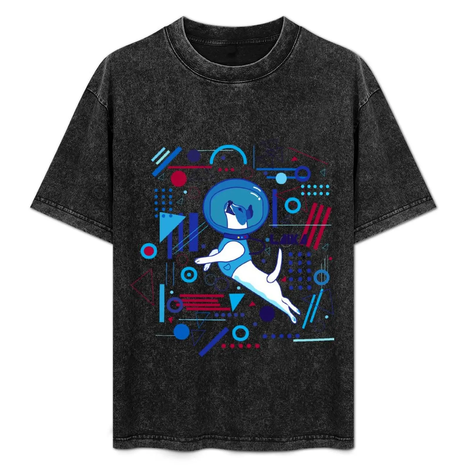 A tribute to Laika the space dog T-Shirt hippie clothes for a boy mens plain t shirts