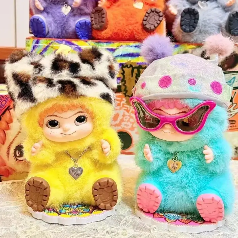 

Новый Wakuku Fuzzy Trendy Fun Party V1 Series слепая коробка плюшевые куклы модная игрушка сумка подвеска украшение загадочная коробка подарки-сюрпризы