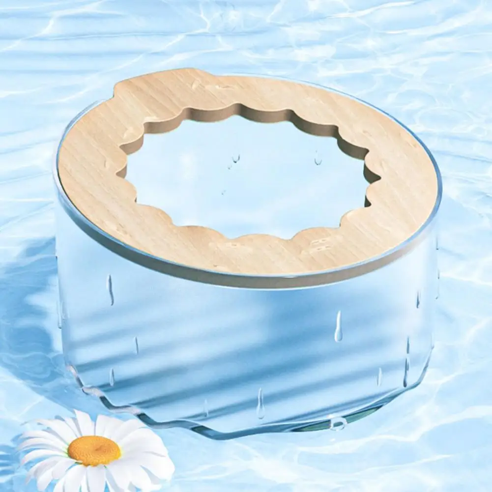 

High Fence Hamster Bathtub Transparent Portable Hamster Bathtub with High Fence Anti-leak Design Spacious Small Pet for Sand