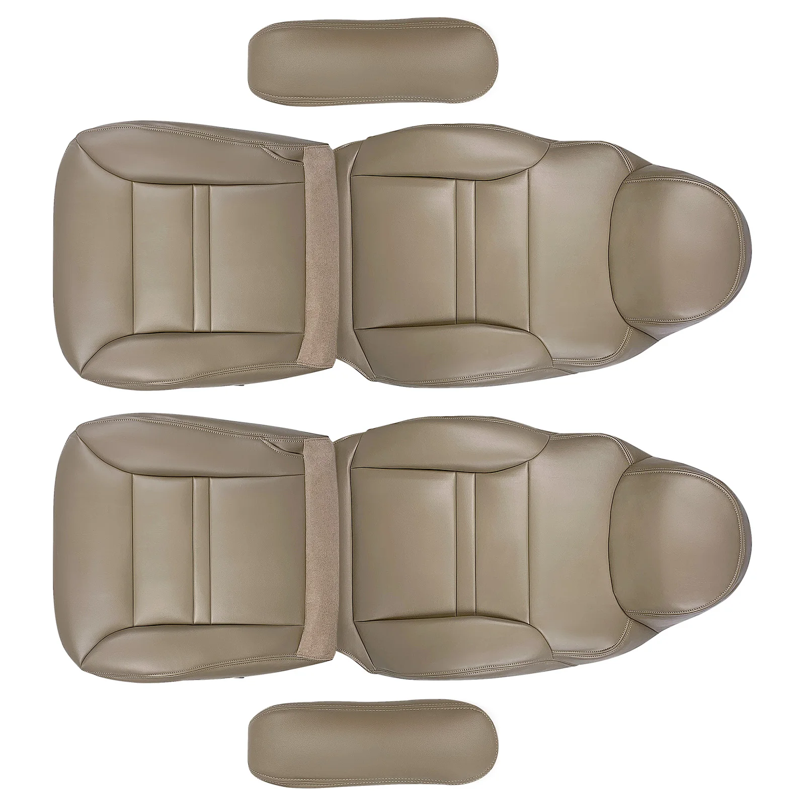

Front Bottom & Top Leather Seat Cover Tan For Ford Excursion Limited 2000-2001