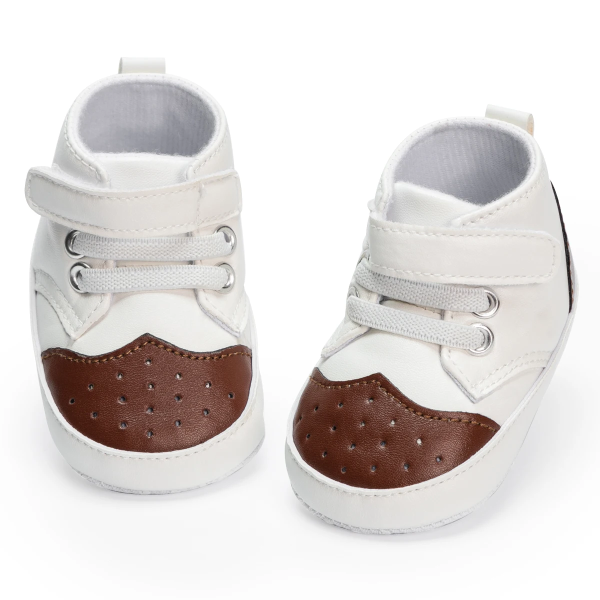 

Newborn Boys' Middle top and High top fashion sneakers Boys' and Girls' casual soft cloth bottom anti slip First Walkering shoes