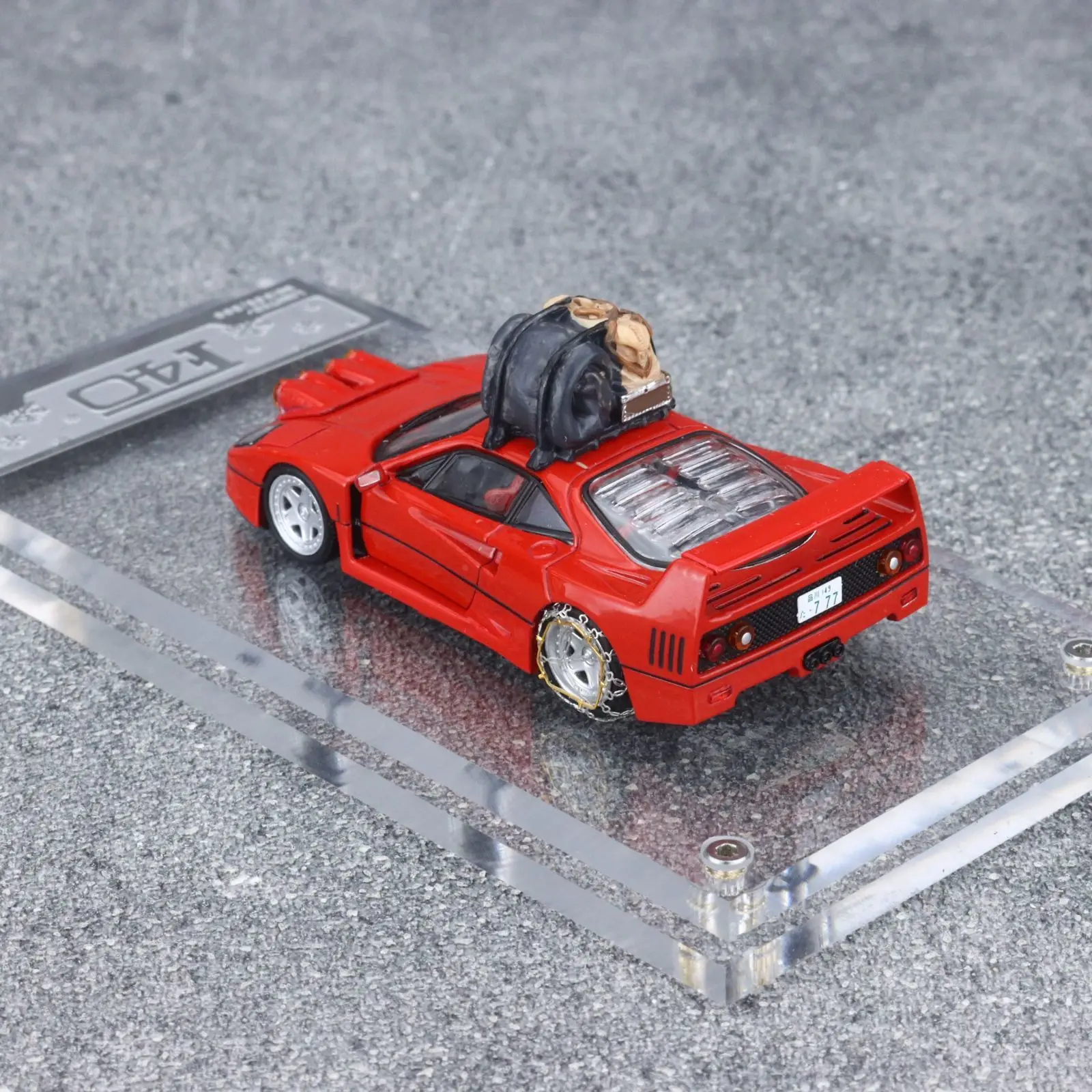 Diecast 1/64 Scale Findclassically Model Car Ferrari F40 Alloy Car Model Ferrari F40 Play Vehicles Toys for Boys Original Box