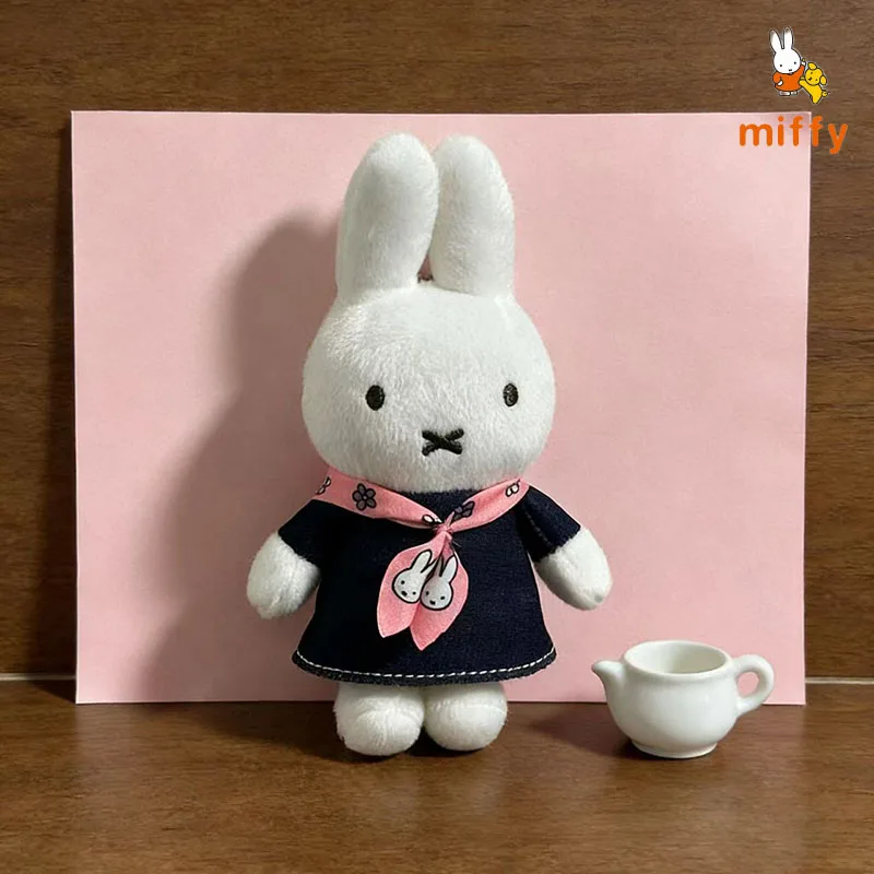 

Kawaii Miffy Plush Keychain Creative Cartoon Fluffy Stuffed Toy Dopamine Backpack Plush Doll Anime Accessories Girl Perfect Gift