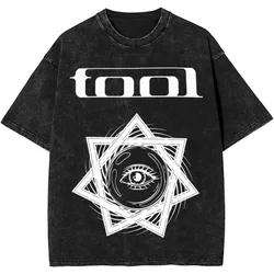 Tool Band Lateralus Metal Music Washed T Shirt Streetwear Hip Hop Casual T-Shirts Tee Shirt Men Women Short Sleeve Oversize