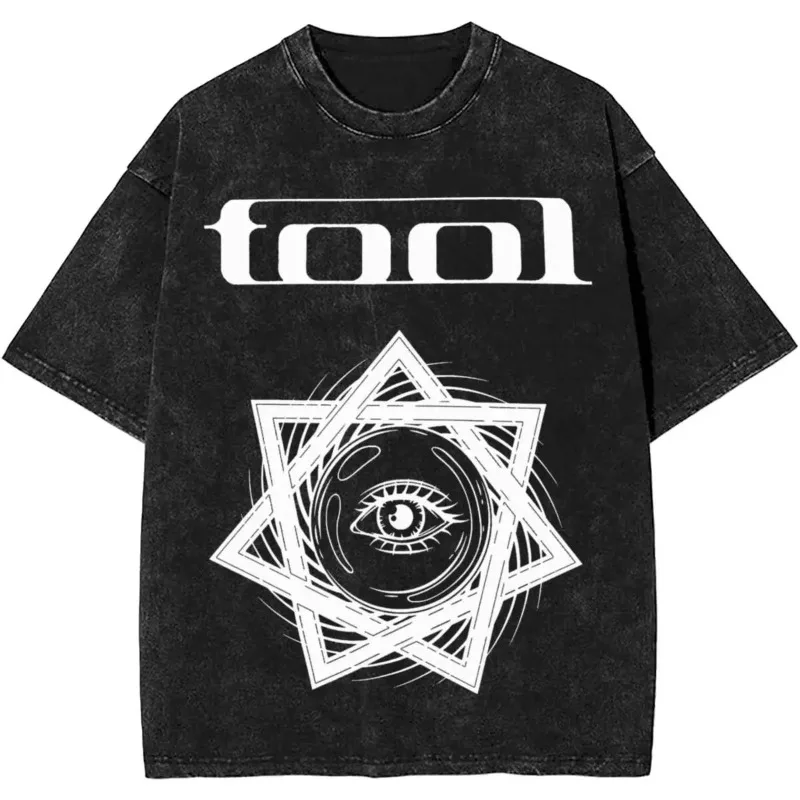 Tool Band Lateralus Metal Music Washed T Shirt Streetwear Hip Hop Casual T-Shirts Tee Shirt Men Women Short Sleeve Oversize