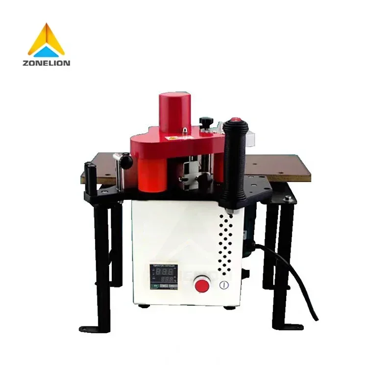 

Edgebander mechanical woodworking manual wooden curve portable edge banding machine