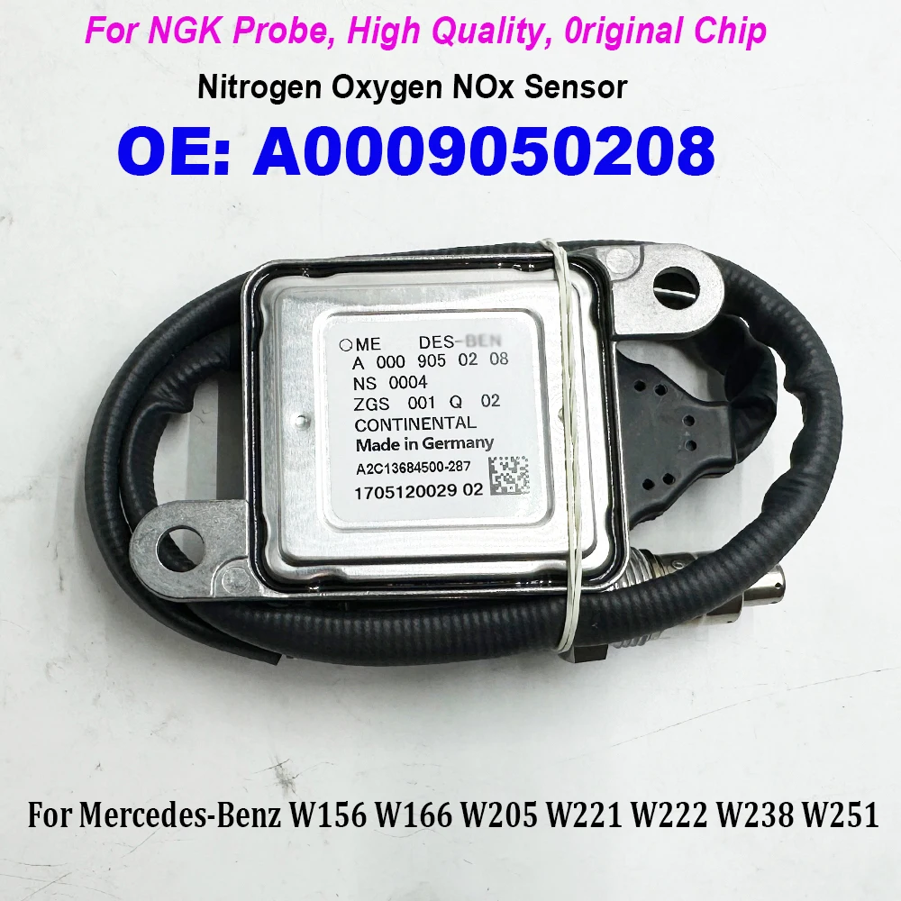 

NEW A0009050208 0009050208 for NGK Probe NOx Sensor A0009052909 A0009059803 For Mercedes Benz W156 W166 W205 W221 W222 W238 W251