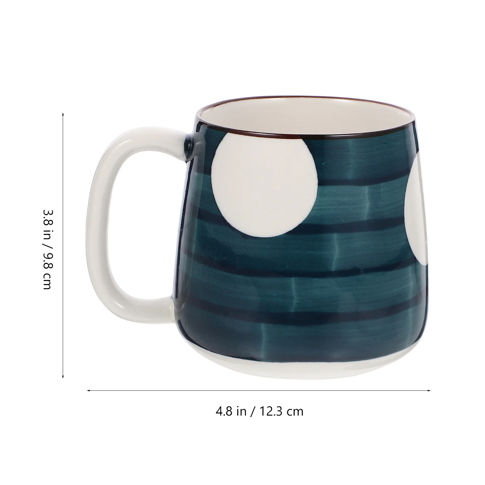 

Ceramic Japanese Hand-Painted Coffee Mug Large Latte Cappuccino Cup Home Office Decorative Water Cup Ceramic Mug