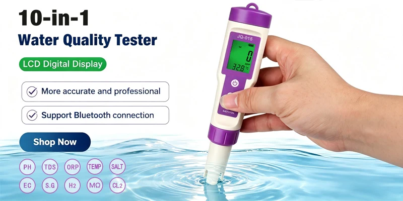 5-in-1-Chlormessgerät PH-Messgerät ORP H2 Temp Cl2 Detektor Wasserqualitätsmonitor Testwerkzeug Filter für Schwimmbad SPA Wasser – Detail 1