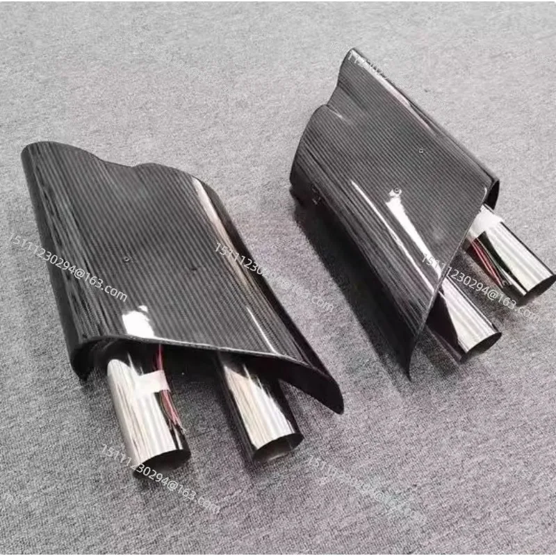 

LED Rocket Exhaust Tip for G-Class SUV, Carbon Fiber Muffler Tail Pipe with Light Effect