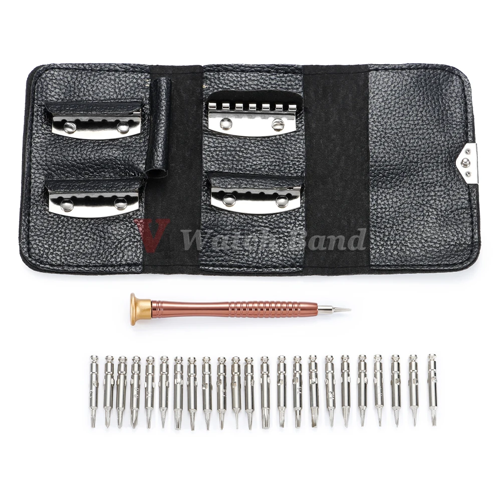 مجموعة مفك براغي دقيقة صغيرة 25 في 1 مفك براغي توركس إلكتروني مجموعة أدوات إصلاح لصانع الساعات ساعة الكاميرا والكمبيوتر اللوحي